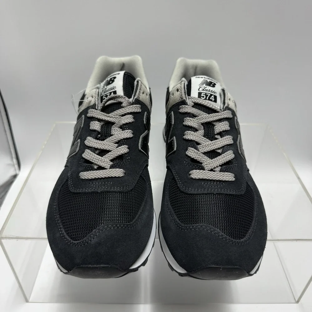New Balance 574 Core WL574EVB Black Men's Size 9 / Women's 10.5 Wide Brand New